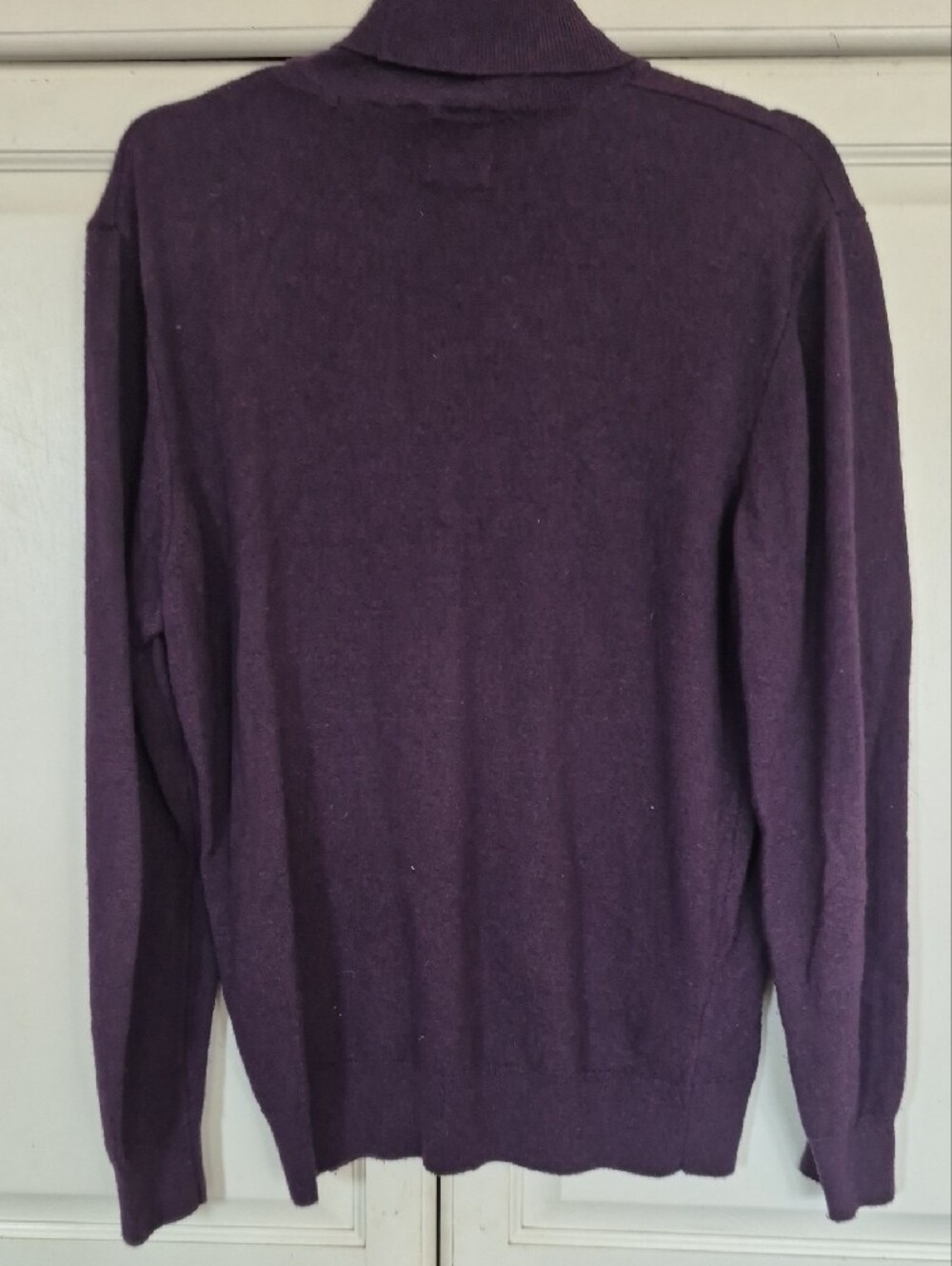 Purple Turtleneck Sweater - Women's Cozy Knit - Picture 5 of 6